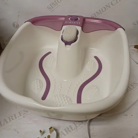 HOMEDICS BUBBLEMATE FOOT SPA AND MASSAGER