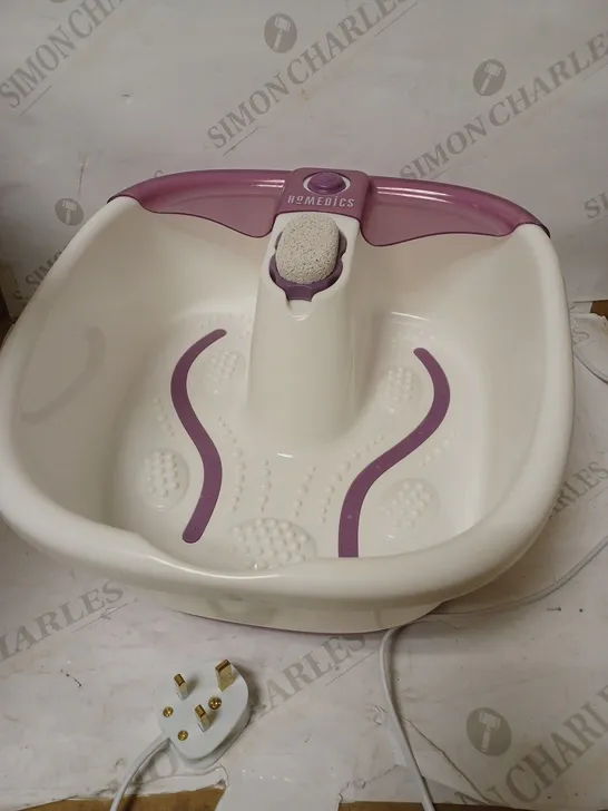 HOMEDICS BUBBLEMATE FOOT SPA AND MASSAGER