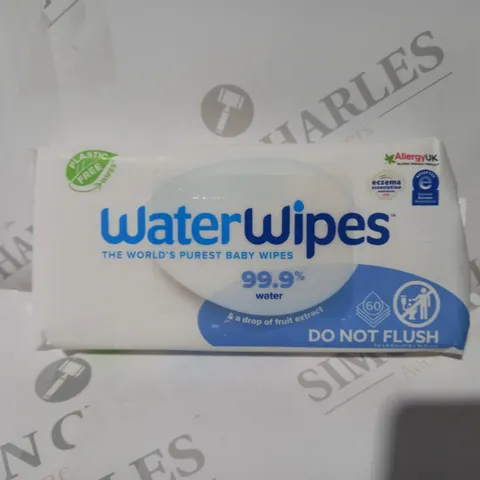 BOX OF 9 WATERWIPES BABY WIPES 99.9% WATER