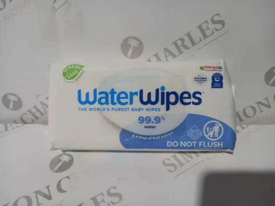 BOX OF 9 WATERWIPES BABY WIPES 99.9% WATER