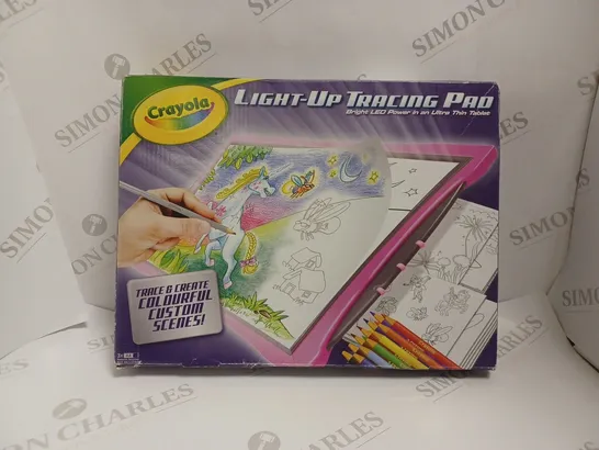 BOXED CRAYOLA DINOSAUR LIGHT-UP TRACING PAD