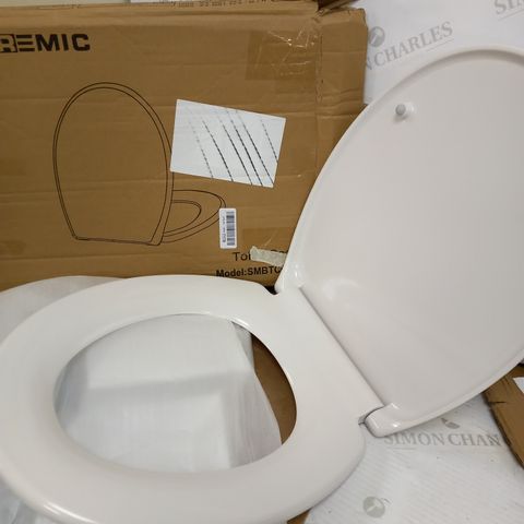 BOXED DESIGNER WHITE TOILET SEAT