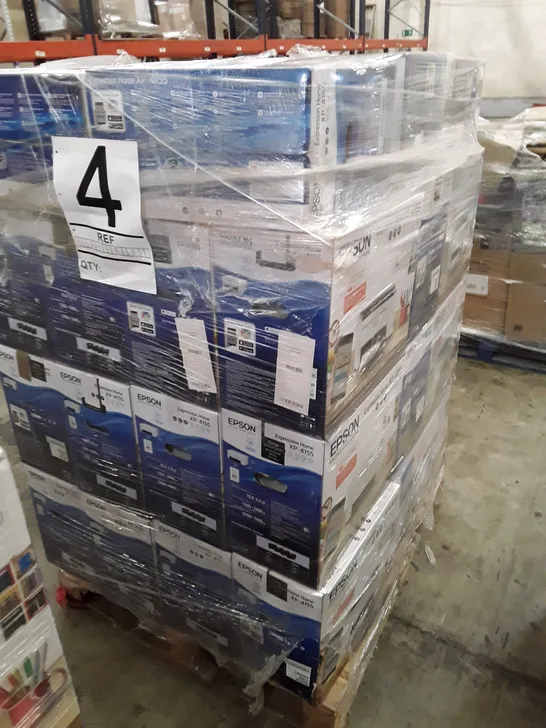 PALLET OF APPROXIMATELY 36 BOXED EPSON EXPRESSION HOME XP-4155 PRINTERS