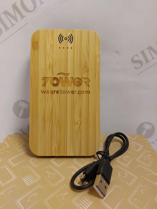 PF CONCEPT AVENUE BAMBOO AND FABRIC POWER BANK - 6000 MAH