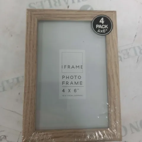 4 PACK PLAIN PHOTO FRAMES