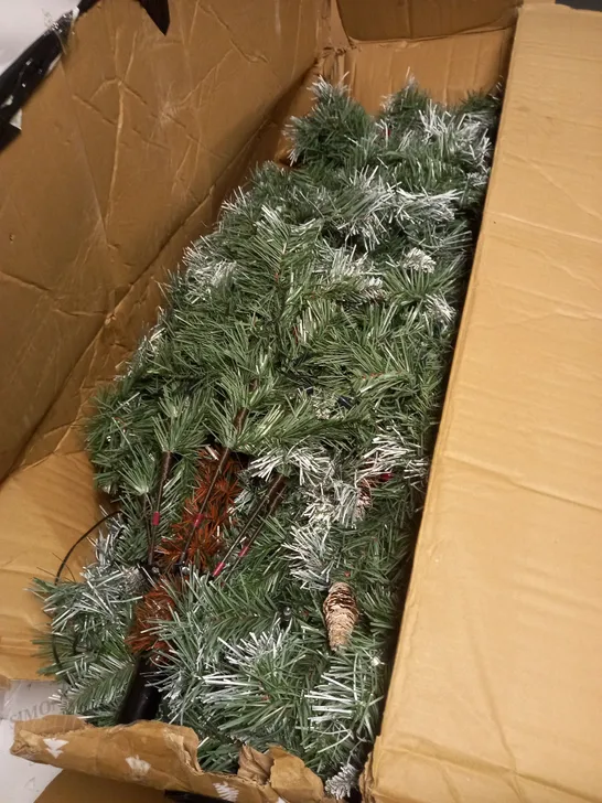 XMAS TREE PRELIT SCANDANAVIAN SPRUCE PINE CONE  COLLECTION ONLY 