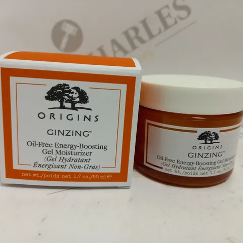 BOXED ORIGINS GINZING OIL-FREE ENERGY-BOOSTING GEL MOISTURIZER