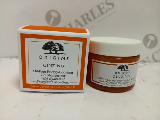 BOXED ORIGINS GINZING OIL-FREE ENERGY-BOOSTING GEL MOISTURIZER