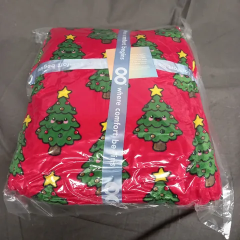 SEALED OODIE HOODED OVERSIZED BLANKET - CHRISTMAS TREE