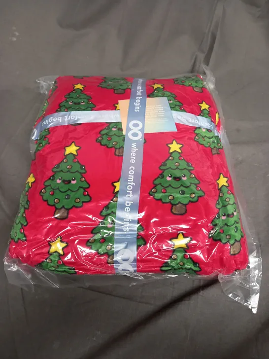 SEALED OODIE HOODED OVERSIZED BLANKET - CHRISTMAS TREE