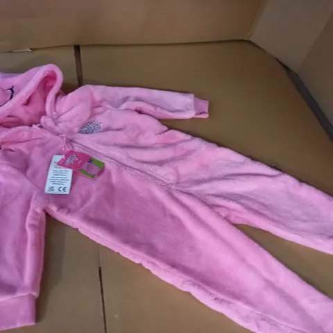 PERCY PIG PINK KIDS ONSIE - 3/4 YRS