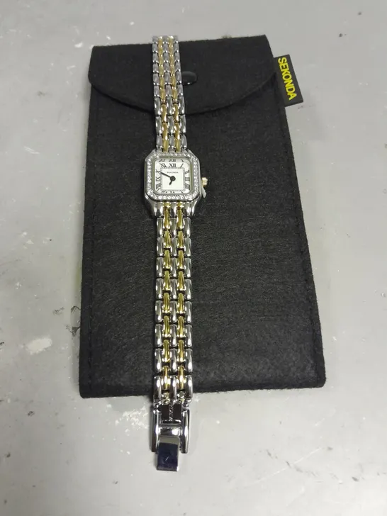 SEKONDA STAINLESS STEEL BACK LADIES WATCH 