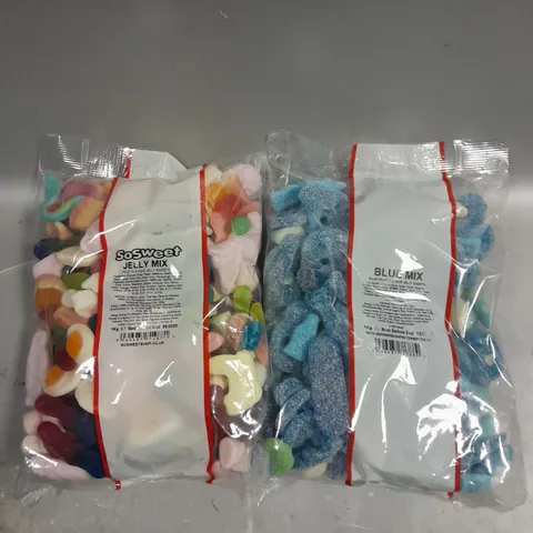 2 X SO SWEET ASSORTMENTS TO INCLUDE BLUE MIX & JELLY MIX 