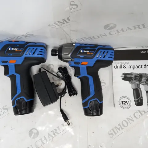 BUILDCRAFT DRILL & IMPACT DRIVER SET