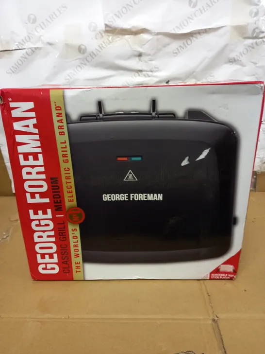 GEORGE FOREMAN MEDIUM REMOVABLE PLATES GRILL 24330