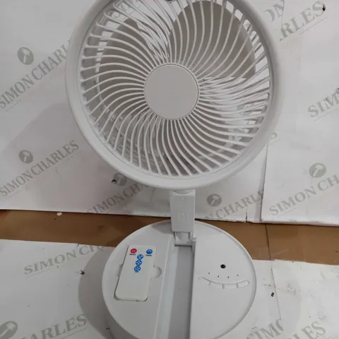 BELL & HOWELL OSCILLATING FOLDING RECHARGEABLE FAN