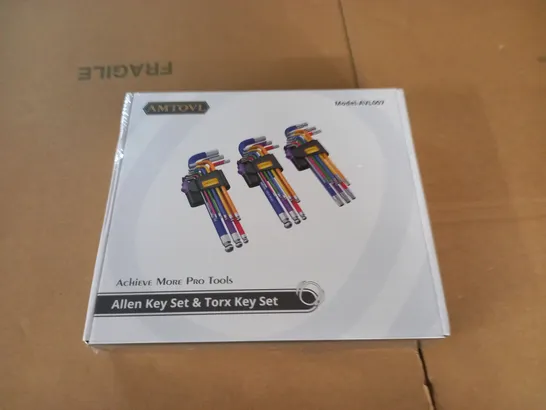 SEALED ALLEN KEY SET & TORX KEY SET