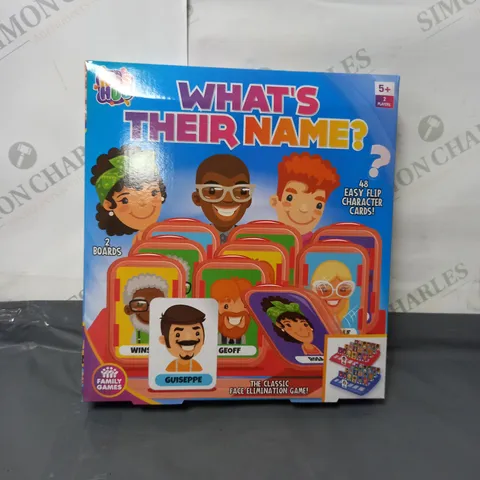 BOXED LOT OF 10 KID'S HUB WHAT'S THEIR NAME? FACE ELIMINATION GAME