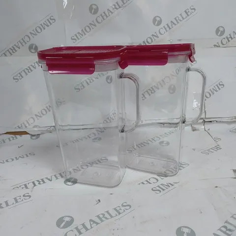 BOXED OUTLET LOCK & LOCK SET OF 2 1.5L DRINKING JUGS