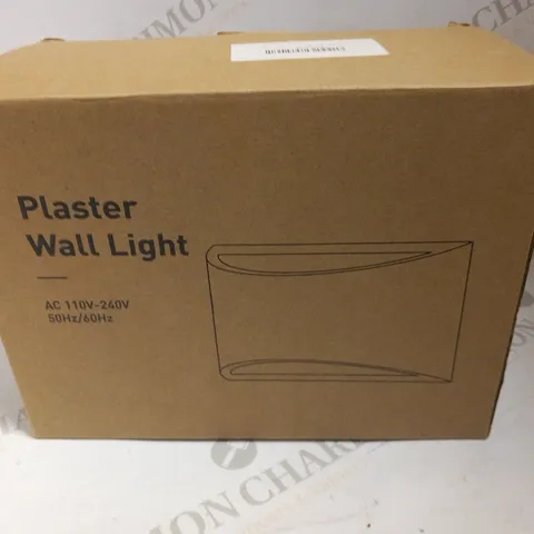 BOXED PLASTER WALL LIGHT AC 110V-240V 