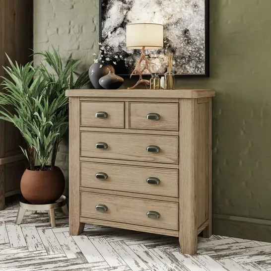 BOXED REBEKAH 5-DRAWER CHEST (1 BOX)