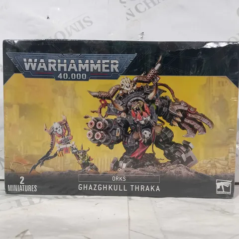 WARHAMMER 40K - ORKS GHAZGHKULL THRAKA (2 MINIATURES)