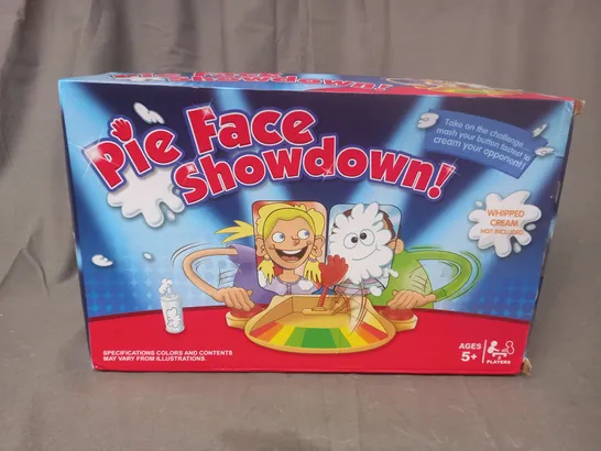 PIE FACE SHOWDOWN GAME AGES 5+