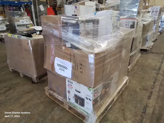 PALLET OF APPROXIMATELY 37 UNPROCESSED RAW RETURN HOUSEHOLD AND ELECTRICAL GOODS TO INCLUDE;