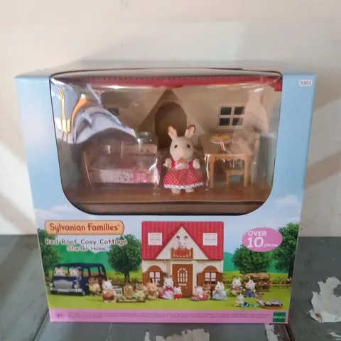 APPROXIMATELY 6 BRAND NEW BOXED SYLVANIAN FAMILIES RED ROOF COSY COTTAGE STARTER HOME