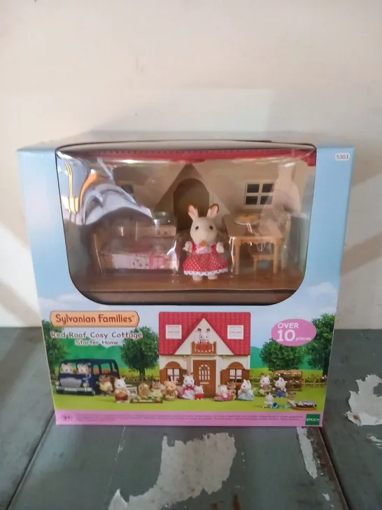 APPROXIMATELY 6 BRAND NEW BOXED SYLVANIAN FAMILIES RED ROOF COSY COTTAGE STARTER HOME