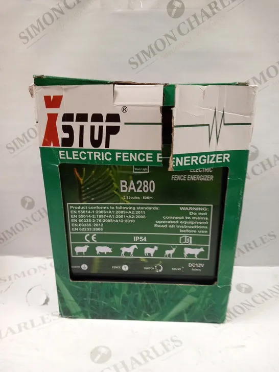 BOXED X STOP ELECTRIC FENCE ENERGIZER BA280 