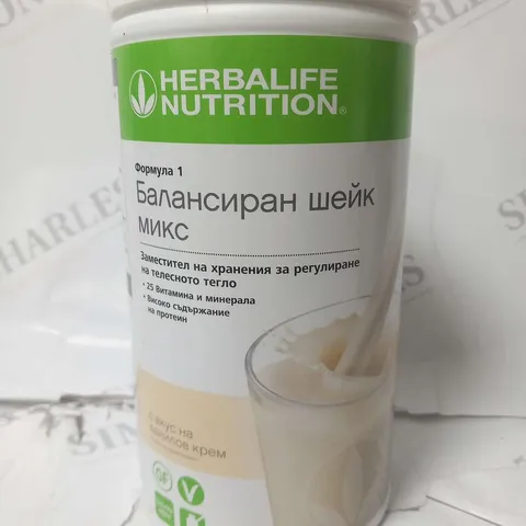 THREE TUBS OF HERBALIFE NUTRITION FORMULA 1 HEALTHY MEAL REPLACEMENT SHAKE MIX 550G