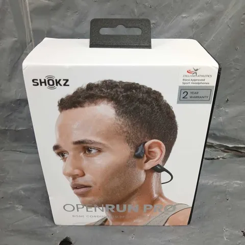 BOXED SHOKZ OPENRUN PRO BLUE BONE CONDUCTION HEADSET