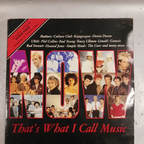 NOW THAT'S WHAT I CALL MUSIC VOL 1 VINYL 