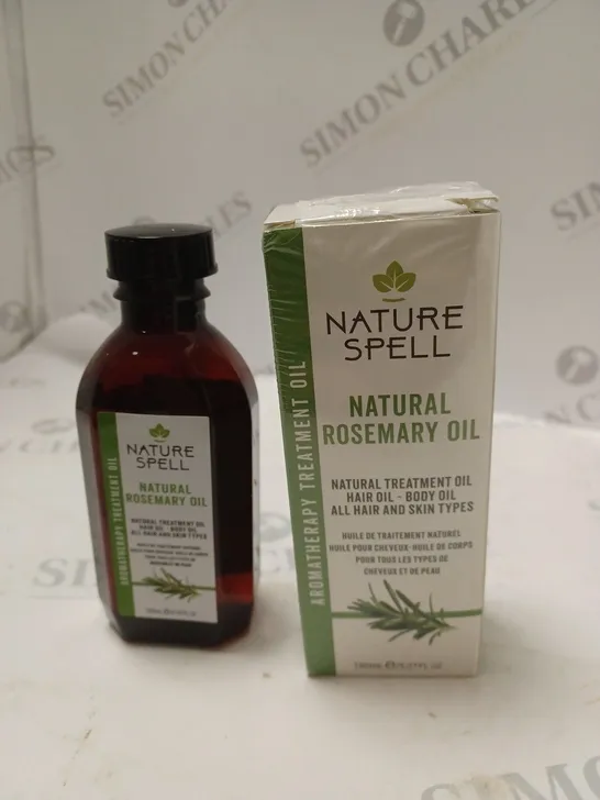 2 X NATURE SPELL ROSEMARY OIL FOR HAIR & SKIN 150ML