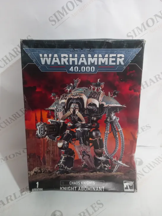 WARHAMMER 40000 CHAOS KNIGHTS: KNIGHT ABOMINANT