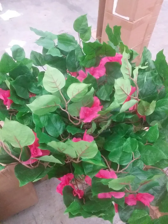 BOXED 120CM ARTIFICIAL BOUGAINVILLEA TOPIARY