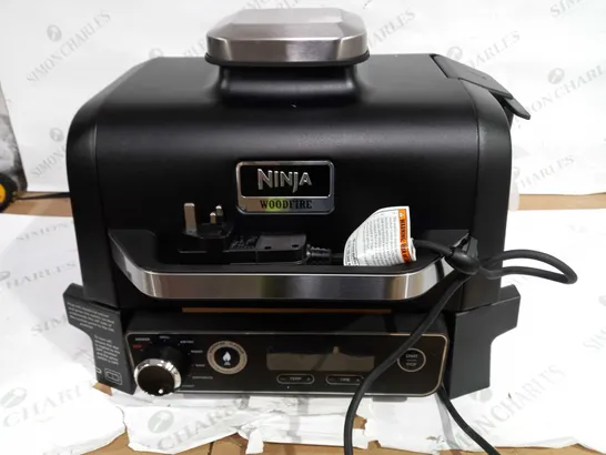 NINJA WOODFIRE ELECTRIC BBQ GRILL & SMOKER WITH AIR FRY FUNCTION OG701UKQ