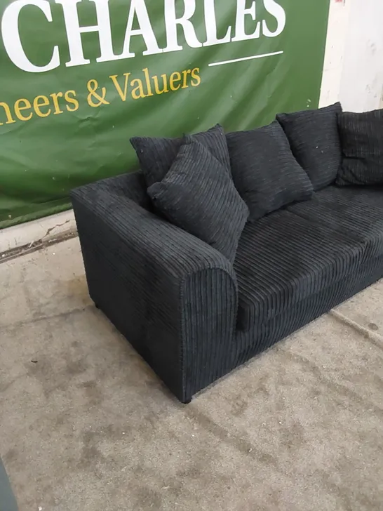 DESIGNER DUVERNAY 3 SEATER UPHOLSTERED SOFA 