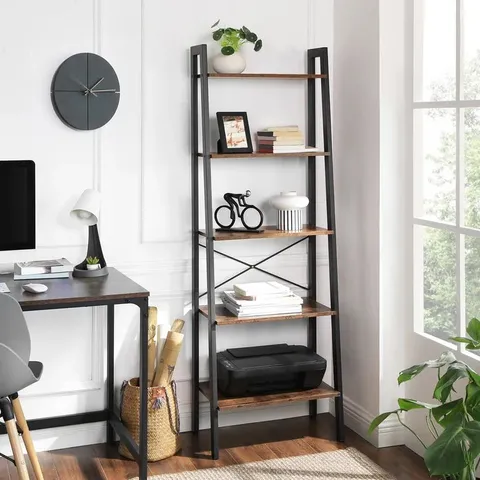BOXED WESTHOUGHT 172CM H × 56CM W LADDER BOOKCASE