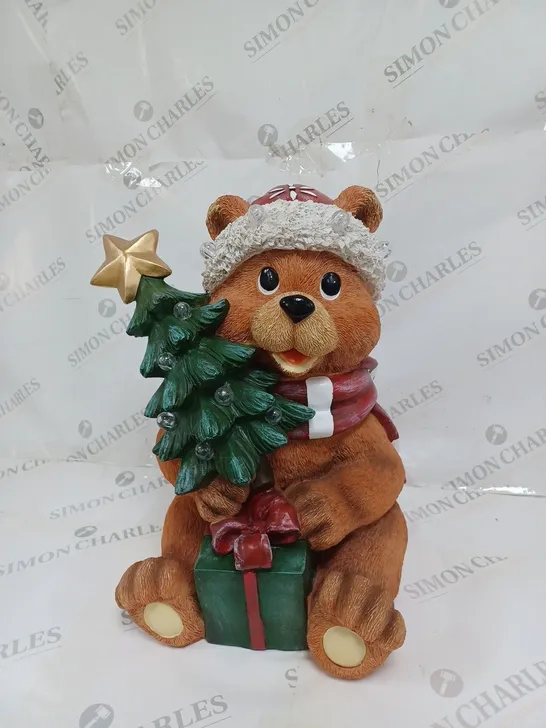 BOXED SANTA EXPRESS PRE-LIT INDOOR/OUTDOOR CHRISTMAS BEAR