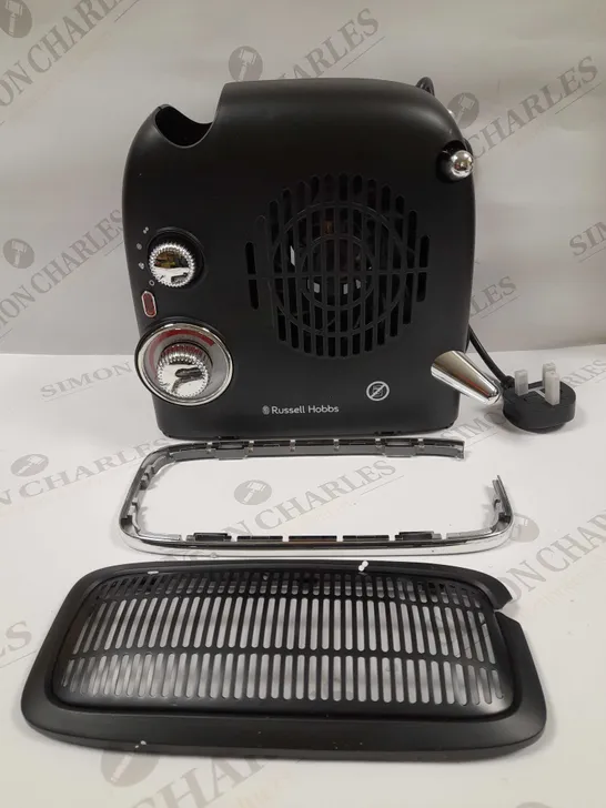 RUSSELL HOBBS UPRIGHT & FLATBED FAN HEATER  RRP £26.99