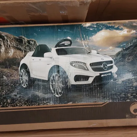 BOXED GUERTIN ISABELLE & MAX 6V 1 SEATER MERCEDES-AMG CHILDREN'S RIDE ON CAR WITH REMOTE CONTROL (1 BOX)