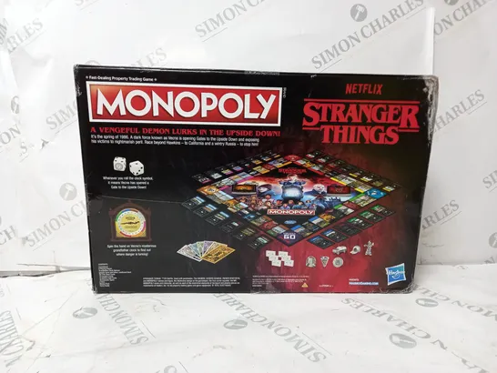 BOXED AND SEALED MONOPOLY STRANGER THINGS BOARD GAME 