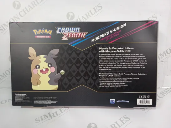 POKÉMON TRADING CARD GAME CROWN ZENITH MORPEKO V-UNION PREMIUM PLAYMAT COLLECTION