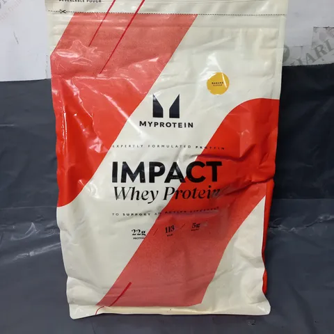 SEALED MYPROTEIN IMPACT WHEY PROTEIN IN BANANA 2.5KG