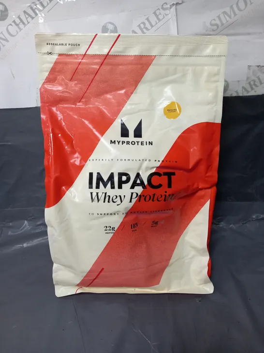 SEALED MYPROTEIN IMPACT WHEY PROTEIN IN BANANA 2.5KG