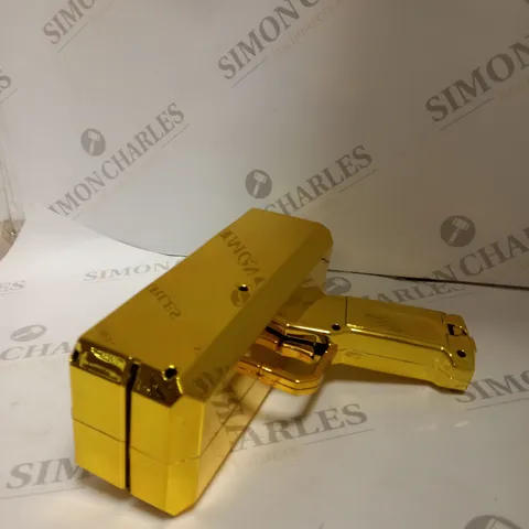 BOXED GOLD PARTY MONEY GUN 