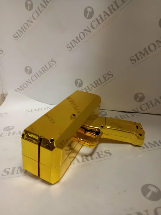 BOXED GOLD PARTY MONEY GUN 