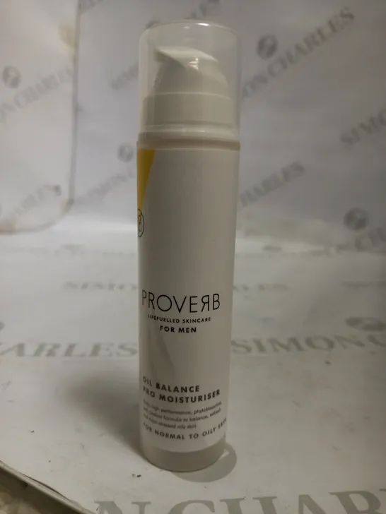 PROVERB LIFE FUELLED SKINCARE FOR MEN OIL BALANCE PRO MOISTURISER